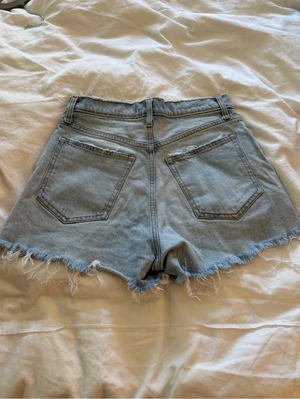 Abercrombie & Fitch High Rise Mom Denim Shorts
